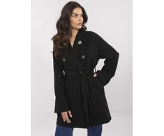 Och Bella Paltas moterims TW-PL-BI-28987.85 juodos spalvos