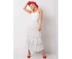 Och Bella Spódnica-TW-SD-BI-0725.99-balta-juoda