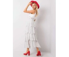 Och Bella Spódnica-TW-SD-BI-0725.99-balta-juoda