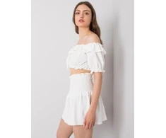 Och Bella Spódnica-TW-SD-BI-26716.47-baltas