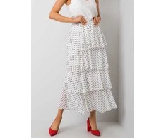 Och Bella Spódnica-TW-SD-BI-0725.99-balta-juoda
