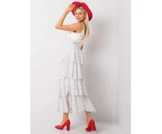 Och Bella Spódnica-TW-SD-BI-0725.99-balta-juoda