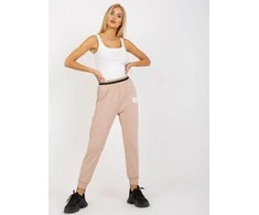 Och Bella Sportinės kelnės-TW-DR-OB030.57-smėlio spalvos