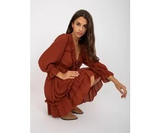 Och Bella Suknelė-TW-SK-BI-0761-1.73P-tamsiai oranžinė