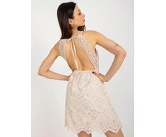 Och Bella Suknelė-TW-SK-BI-8971.99-smėlio spalvos