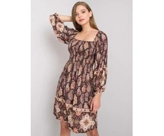 Och Bella Suknelė-TW-SK-BI-H3748.22X-tamsiai ruda