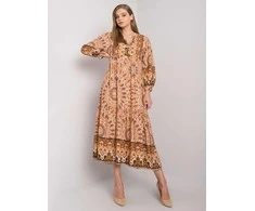 Och Bella Suknelė-TW-SK-BI-H3787.40X-smėlio spalvos