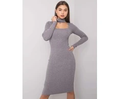 Och Bella Suknelė-TW-SK-BI-ZS5178.84-tamsiai pilka