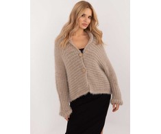 Och Bella Megztinis-TW-SW-BI-25002.88P-smėlio spalvos