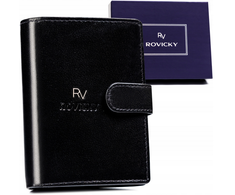 Odinė piniginė RFID ROVICKY RV-7680278-5-L-BCA-4