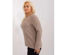 P-M Megztinis-PM-SW-PM-3897.06P-tamsiai smėlio spalvos
