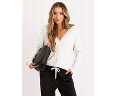 P-M Sweter-PM-SW-PM-5321.88-jasny pilka