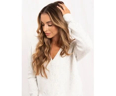 P-M Sweter-PM-SW-PM-5321.88-jasny pilka