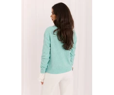 P-M Sweter-PM-SW-PM-5321.88-mietowy