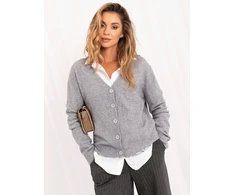 P-M Sweter-PM-SW-PM-5321.88-pilka