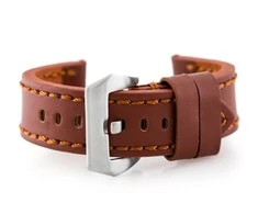 Pacific Odinė laikrodžio apyrankė W27 - PREMIUM - ruda - 20mm