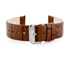 Pacific Odinė laikrodžio apyrankė W57 - tamsiai ruda - 18mm