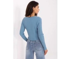 Passione Moda Sweter-PM-SW-R1639.27-šviesiai mėlyna
