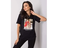 Pepper Mint Marškinėliai-PM-TS-SS21CA30.66-juodi