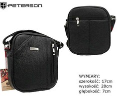 Peterson Rankinė vyrams PU PTN 8023-MACRO Juodas