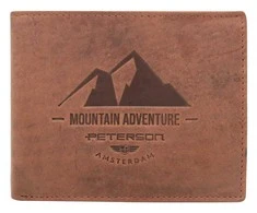 Piniginė vyrams Peterson PTN N992-BE-MOUNTAIN