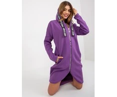 Relevance Megztinis-RV-BL-6683.00P-tamsiai violetinis