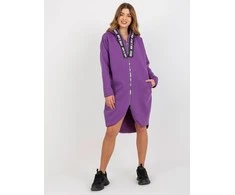 Relevance Megztinis-RV-BL-6683.00P-tamsiai violetinis