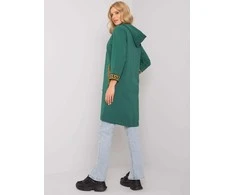 Relevance Megztinis-RV-BL-6792.02P-tamsiai žalias