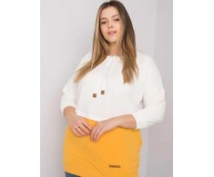 Relevance Megztinis-RV-BL-6845.51P-baltas-geltonas