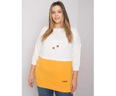 Relevance Megztinis-RV-BL-6845.51P-baltas-geltonas