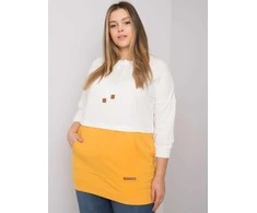Relevance Megztinis-RV-BL-6845.51P-baltas-geltonas