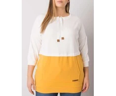 Relevance Megztinis-RV-BL-6845.51P-baltas-geltonas