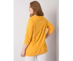 Relevance Megztinis-RV-BL-6852.22P-tamsiai geltonas