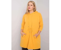 Relevance Megztinis-RV-BL-6853.10P-tamsiai geltonas