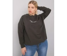 Relevance Megztinis-RV-BL-7162.12P-tamsus chaki