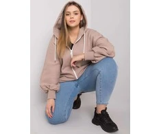 Relevance Megztinis-RV-BL-7282.22P-tamsiai smėlio spalvos