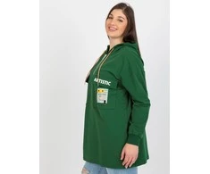 Relevance Megztinis-RV-BL-8258.34-tamsiai žalias
