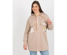 Relevance Megztinis-RV-BL-8258.34-smėlio spalvos