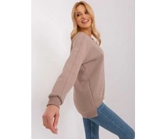 Relevance Megztinis-RV-BL-8261.51-tamsiai smėlio spalvos
