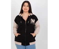 Relevance Megztinis-RV-BL-8272.85-juodas-smėlio spalvos