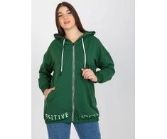 Relevance Megztinis-RV-BL-8302.78-tamsiai žalias