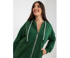 Relevance Megztinis-RV-BL-8302.78-tamsiai žalias
