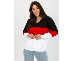Relevance Megztinis-RV-BL-8377.89-juoda-raudona