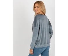 Relevance Megztinis-RV-BL-8441.07P-pilka-mėlyna