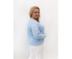 Relevance Bluza-RV-BL-A1210.98-šviesiai mėlyna