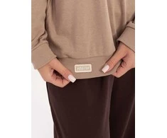 Relevance Bluza-RV-BL-A941.58-ciemny bezowy