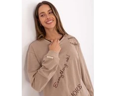 Relevance Bluza-RV-BL-A968.00-smėlio spalva