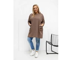 Relevance Bluzka-RV-BZ-A1076.00-ciemny bezowy