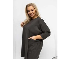 Relevance Bluzka-RV-BZ-A1076.00-ciemny khaki