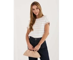 Relevance Bluzka-RV-BZ-A1243.13P-ciemny bezowy
